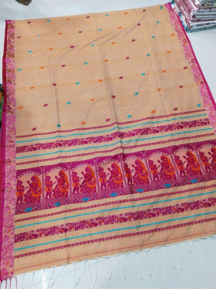 Bindiya | Tant baluchari saree