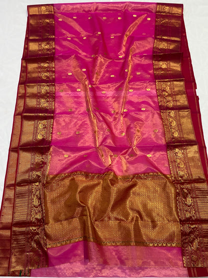 Chandana  | Katan Silk Chanderi Saree