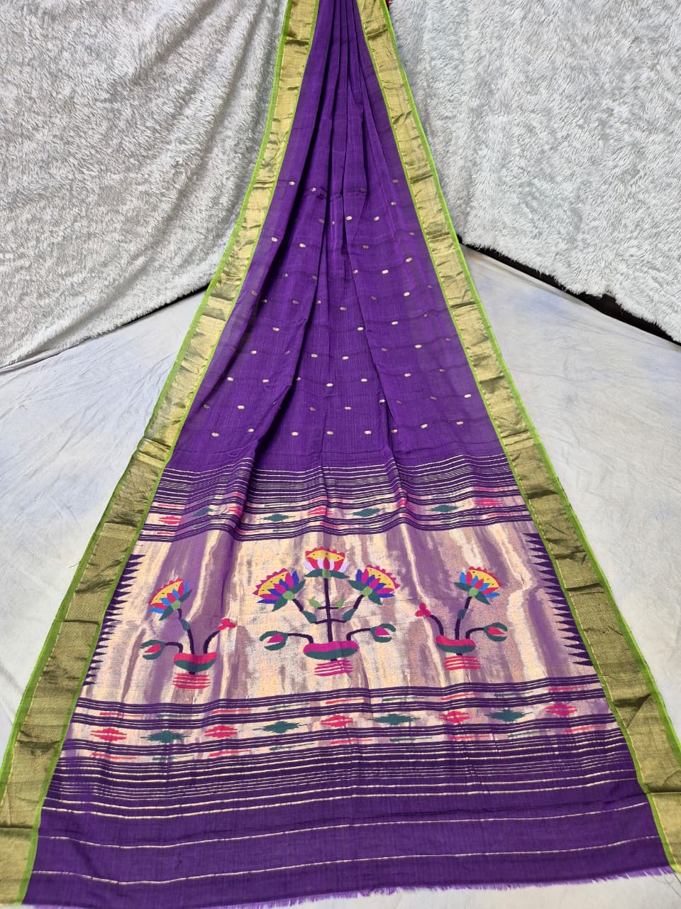 Pirash | Cotton handloom paithani