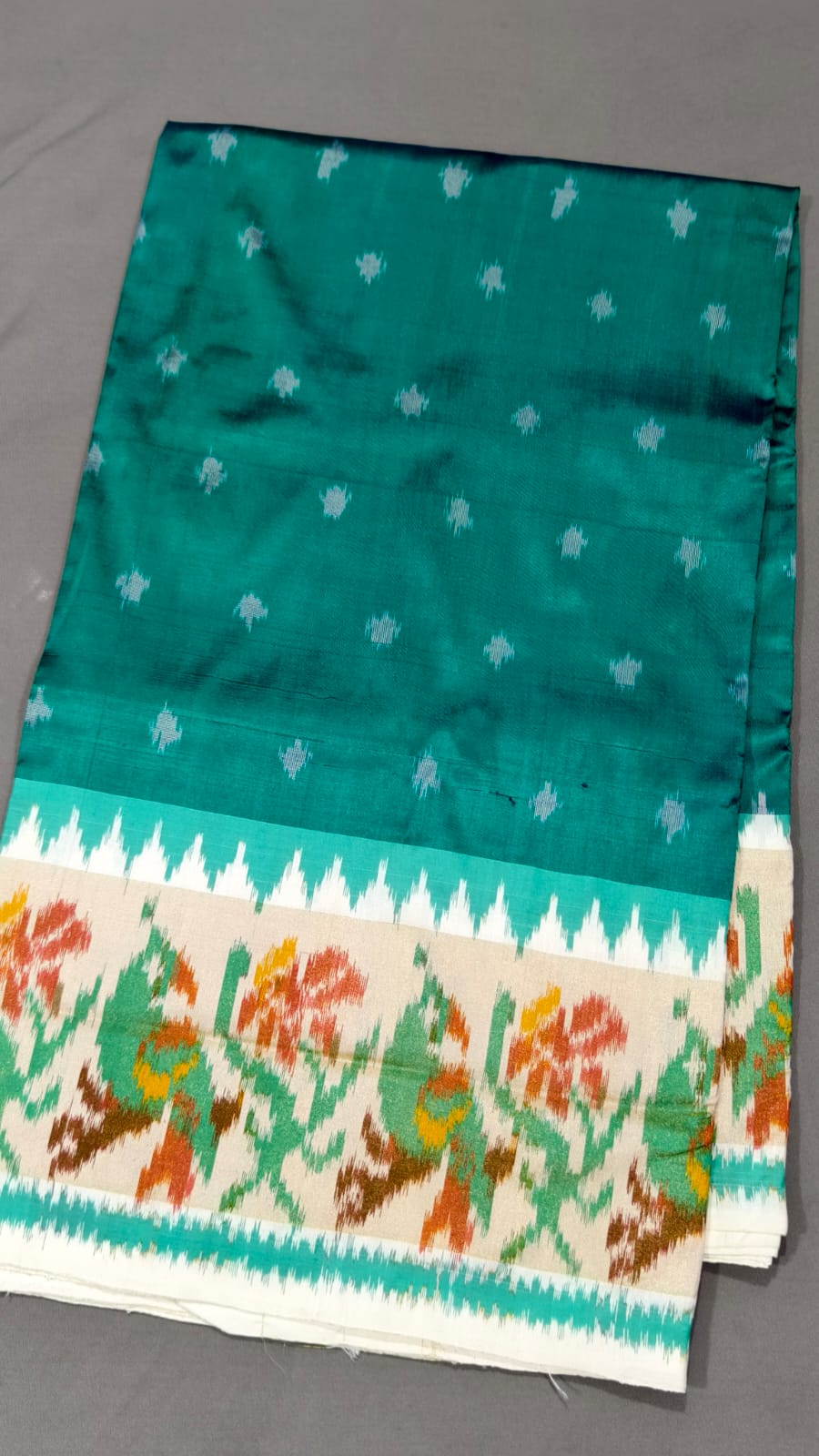 Chand | silver jari ikat sarees