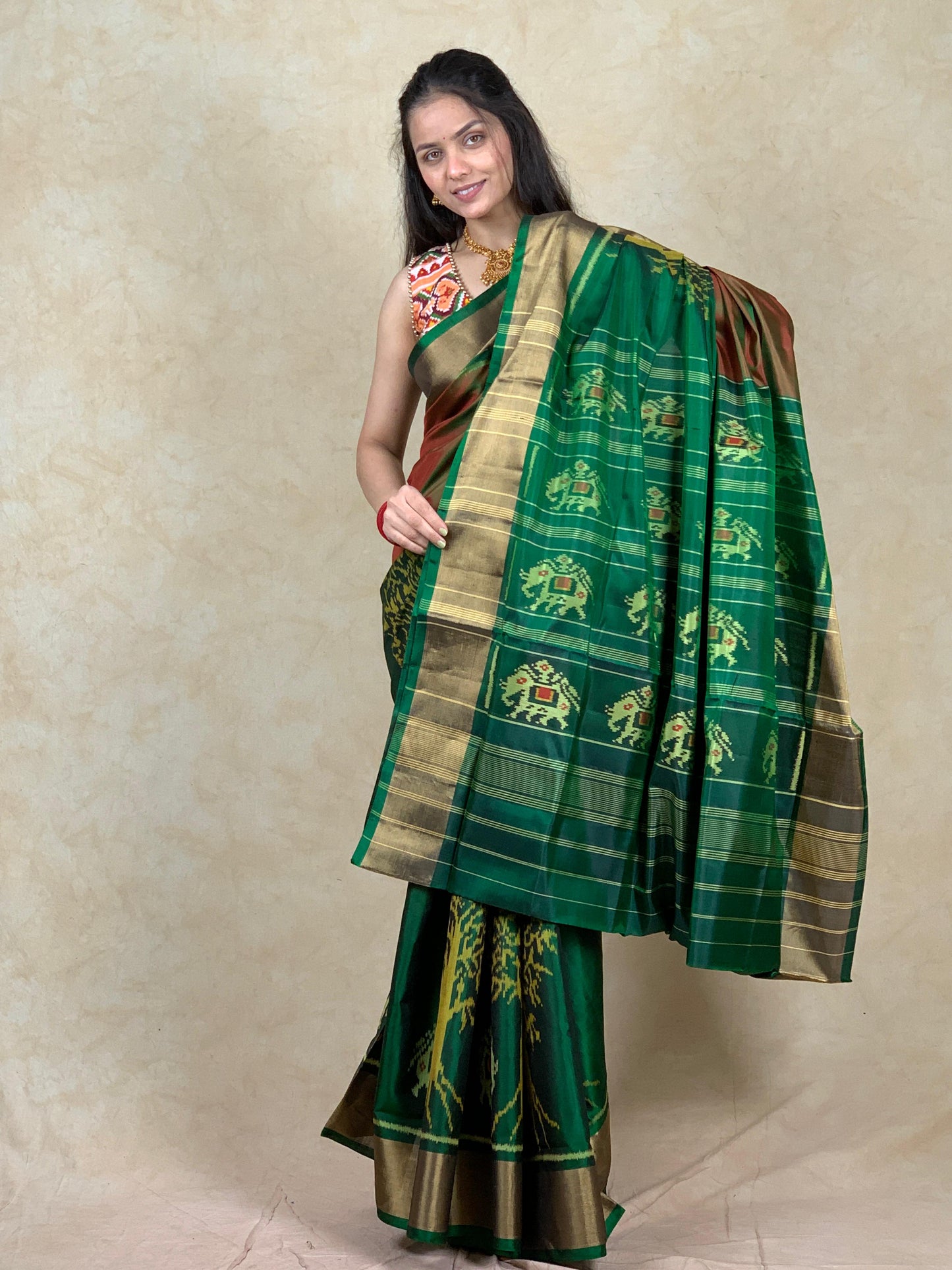 Kinshuk | Single Ikat Patola saree