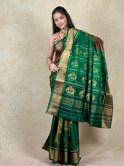 Kinshuk | Single Ikat Patola saree