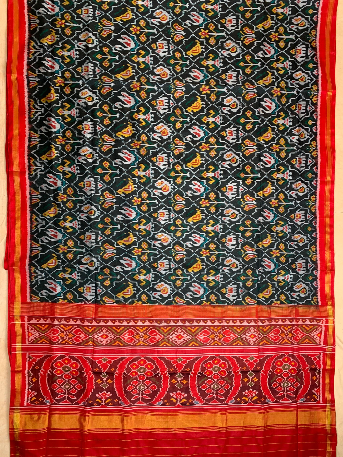 Kinjal | Single Ikat Patola saree