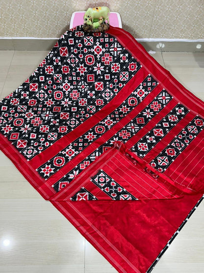 Chaturved | Pure silk Telia Rumal Sarees