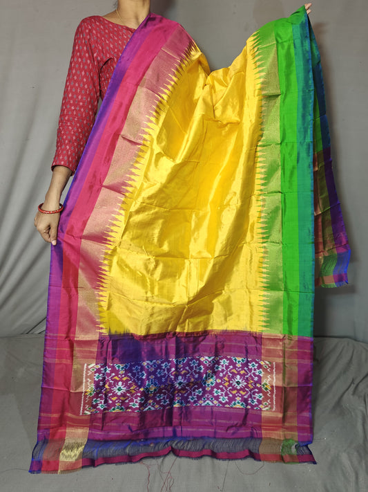 Isi | Ikat pure silk dupatta