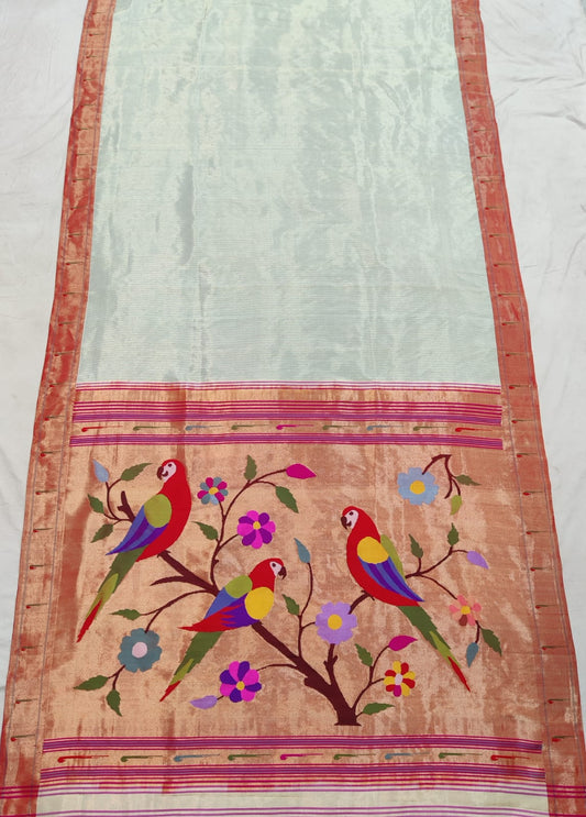 Pana | Handloom Muniya Paithani