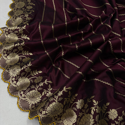 Bishakha | pure katan silk Banarasi saree