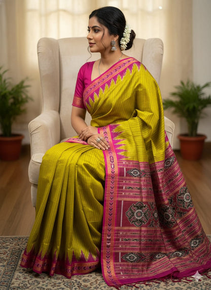 Sandesh | Khandua ikat saree