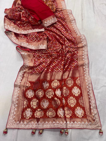 Gaurih | Gota patti on georgette