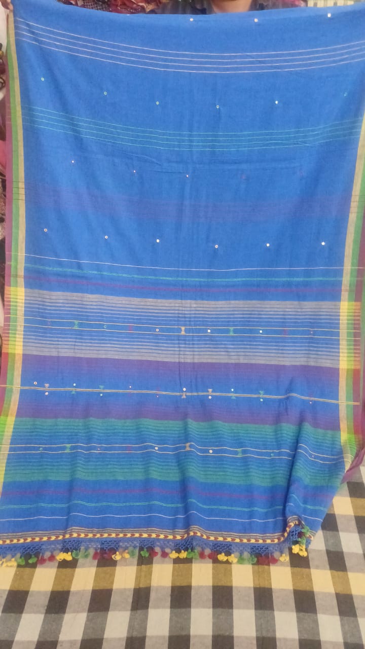 Bhigu | Kala Cotton Bhujodi Saree