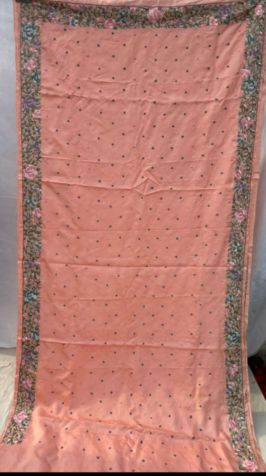 Advi parsi gara saree in tusser