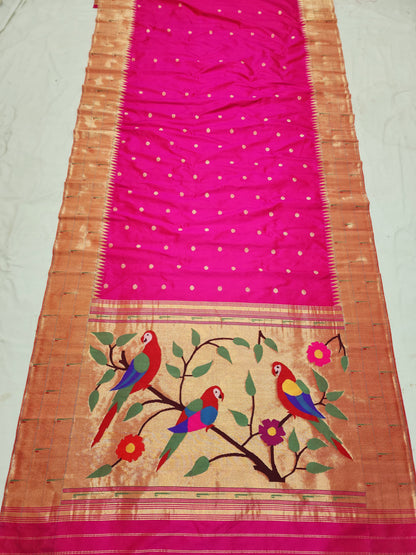 Prishika | Pure Silk Handloom Paithani