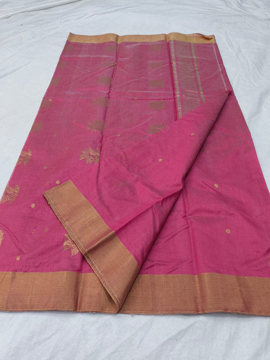 Chandh | Cotton Silk Chanderi Saree