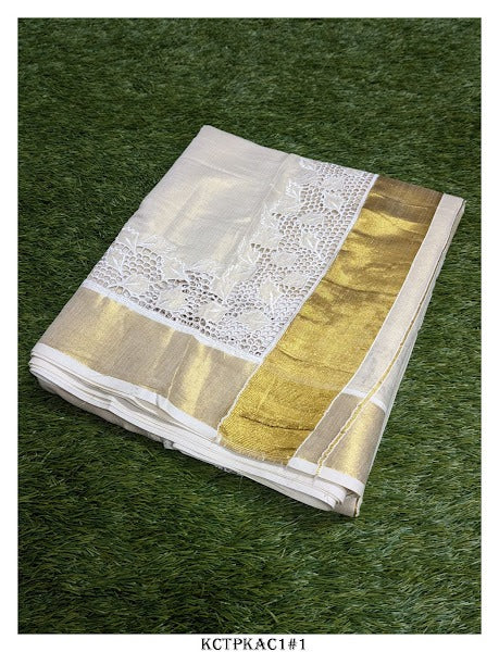Pardhi | kerala cotton and tissue saree