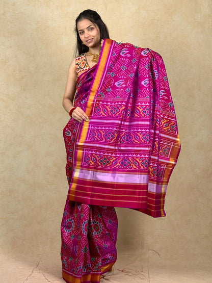 Eshika | Single Ikat Patola saree