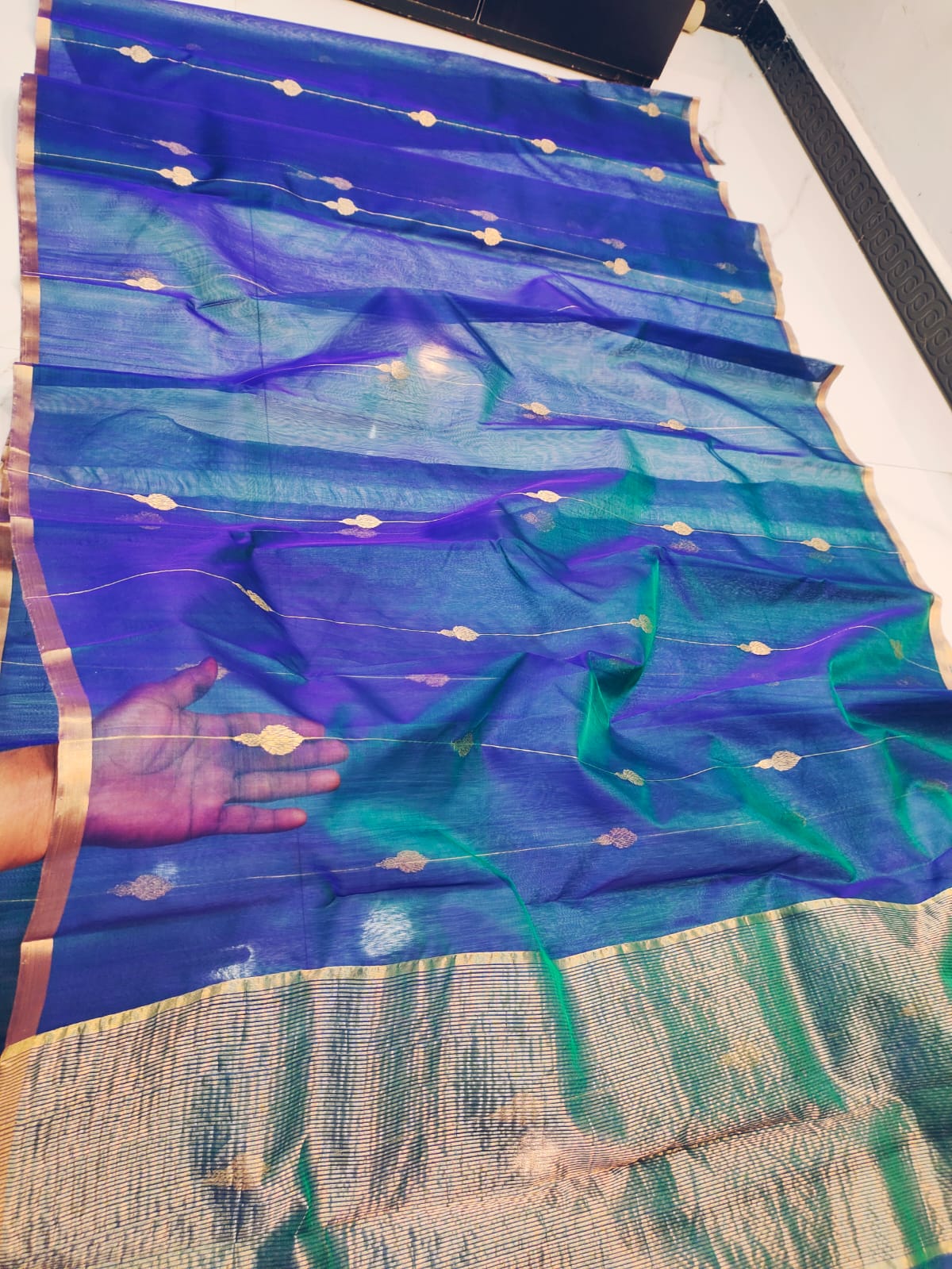 Chanda  | Katan Silk Chanderi Saree