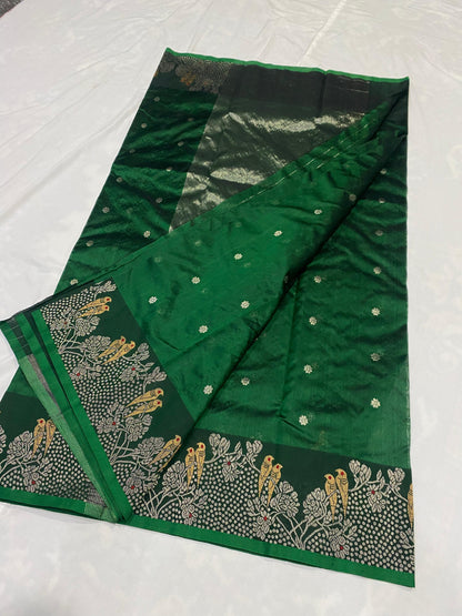 Chandreyi  | Katan Silk Chanderi Saree