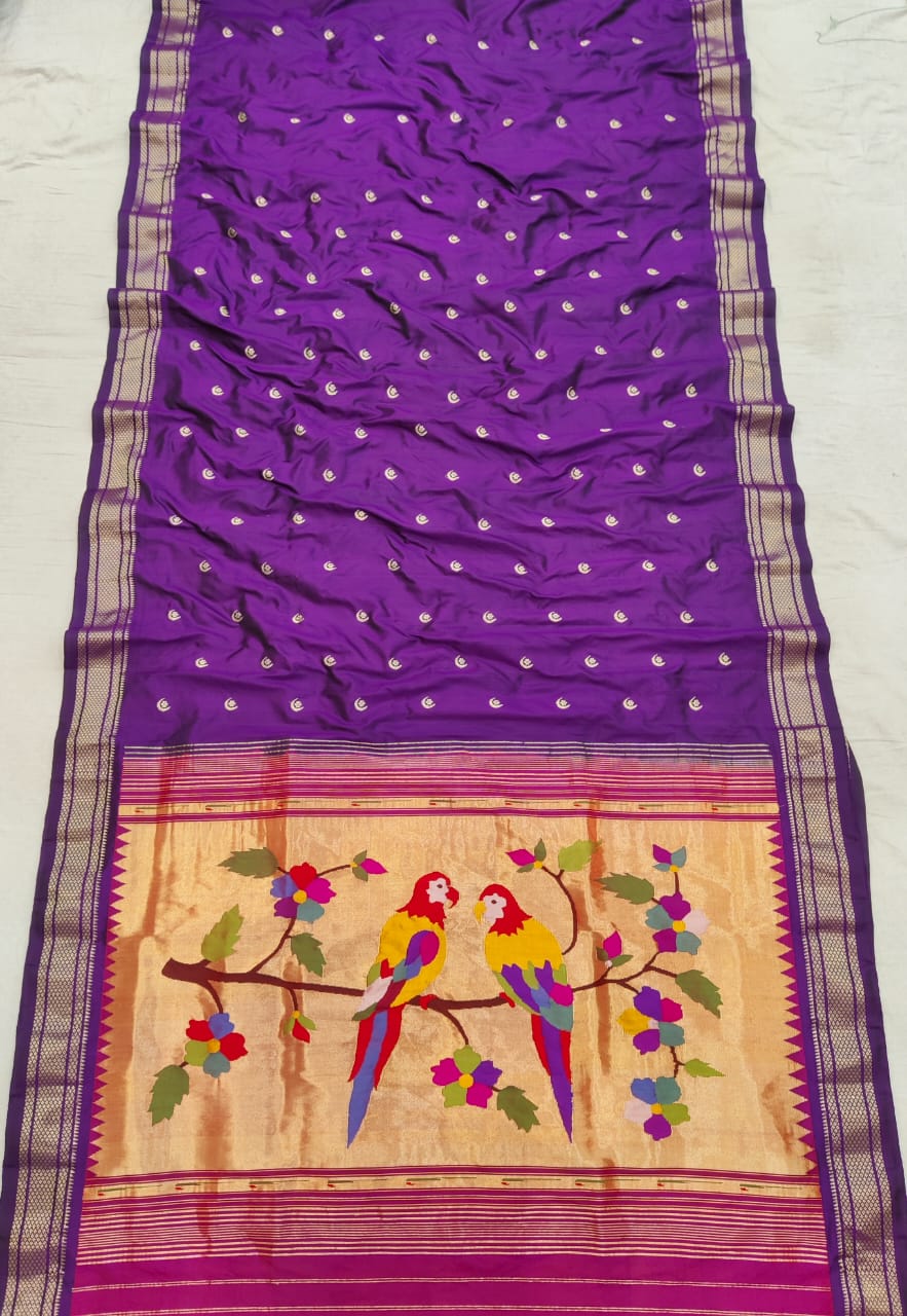 Pratyush | Pure Silk Handloom Paithani