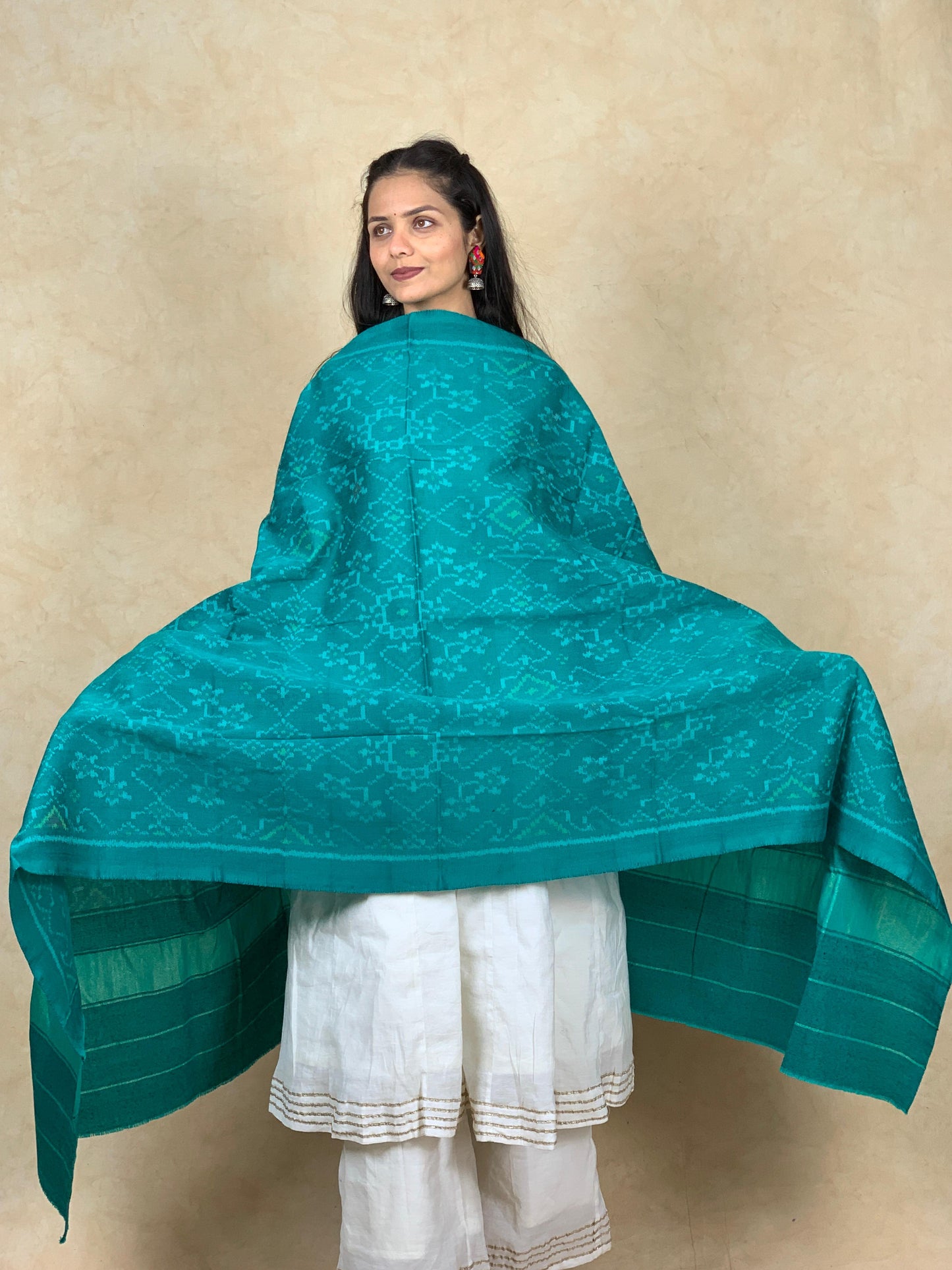 Jheel | patola shawl