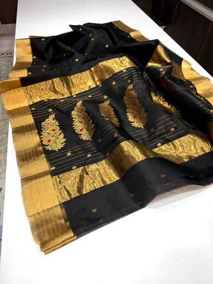 Chandani  | Katan Silk Chanderi Saree