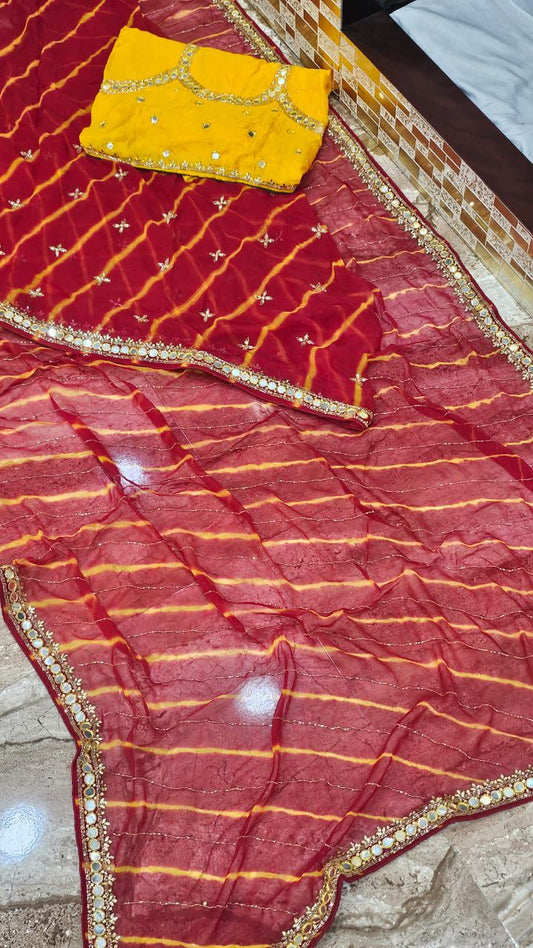 Lakshit | zardosi on lehariya