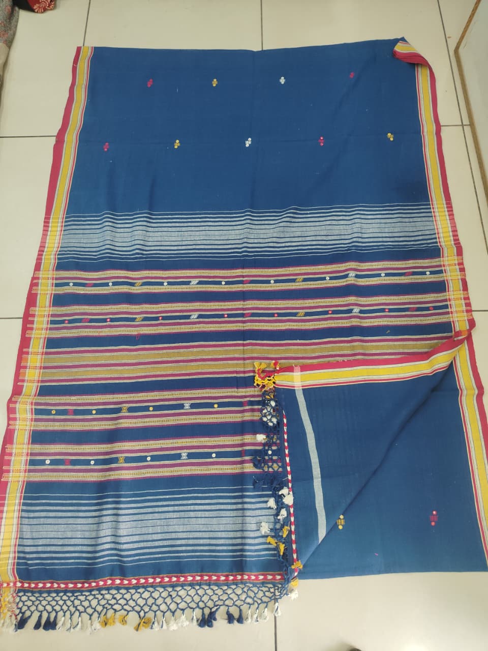 Ashi | kala cotton bhujodi saree