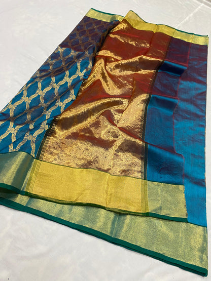 Chandreeka  | Katan Silk Chanderi Saree
