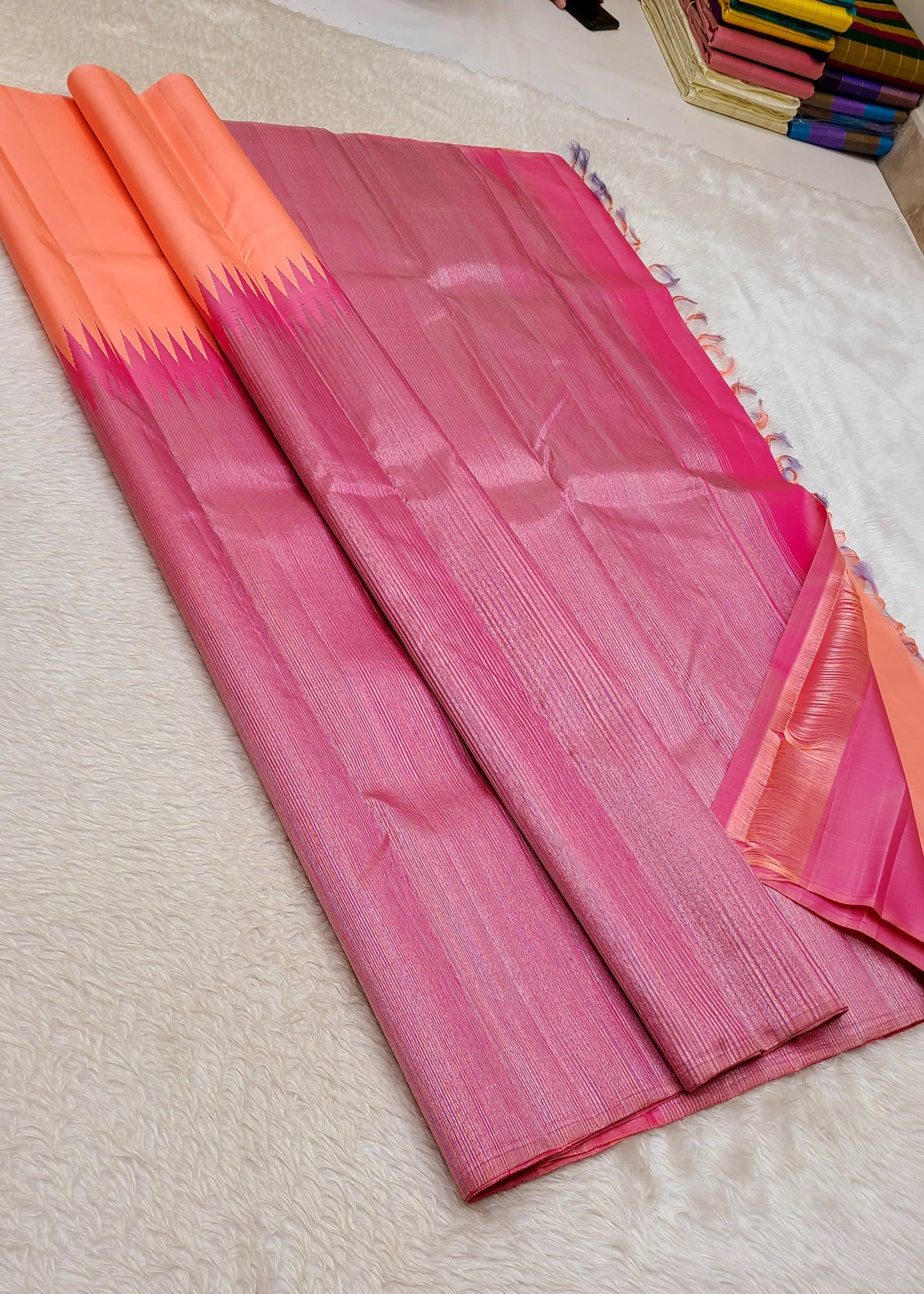 Ashbe | pure silk kanjeevaram saree