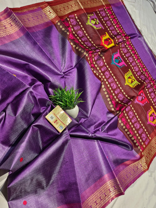 Dhriti | Tussar Dolabedi Saree