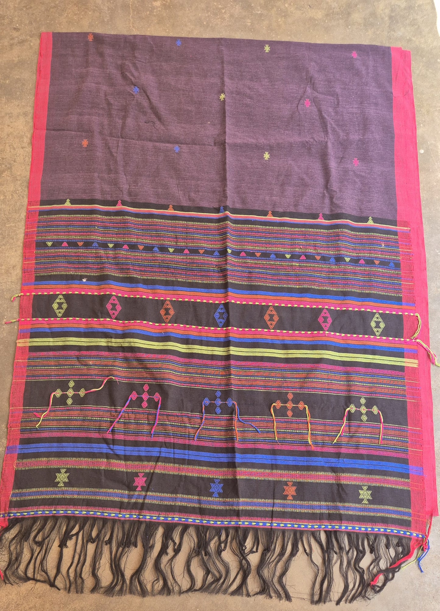 Asha | kala cotton bhujodi saree