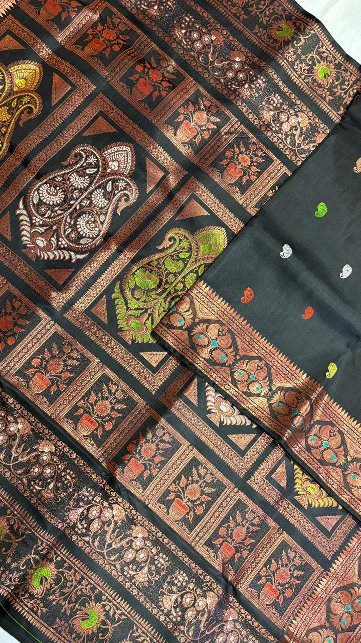 Balurae | Revival Meenakari Baluchari Saree