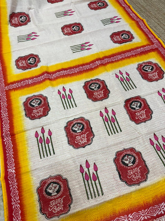 Ashima | Applique on cotton Saree