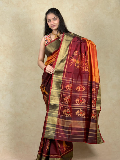 Ishia | Single Ikat Patola saree