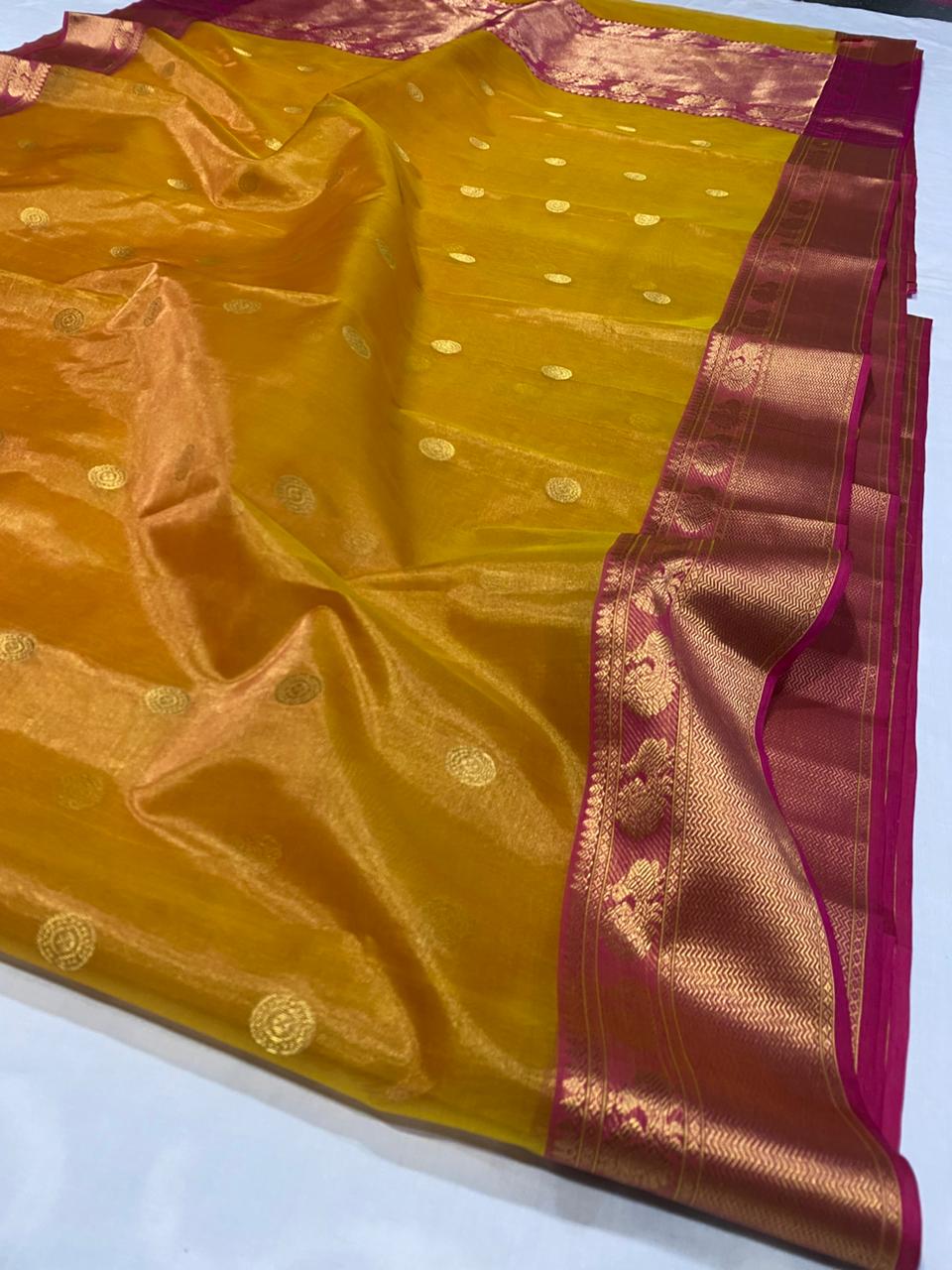 Chandraniyaa  | Katan Silk Chanderi Saree