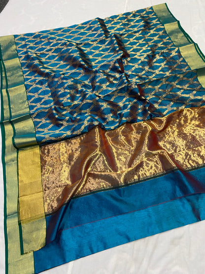 Chandreeka  | Katan Silk Chanderi Saree