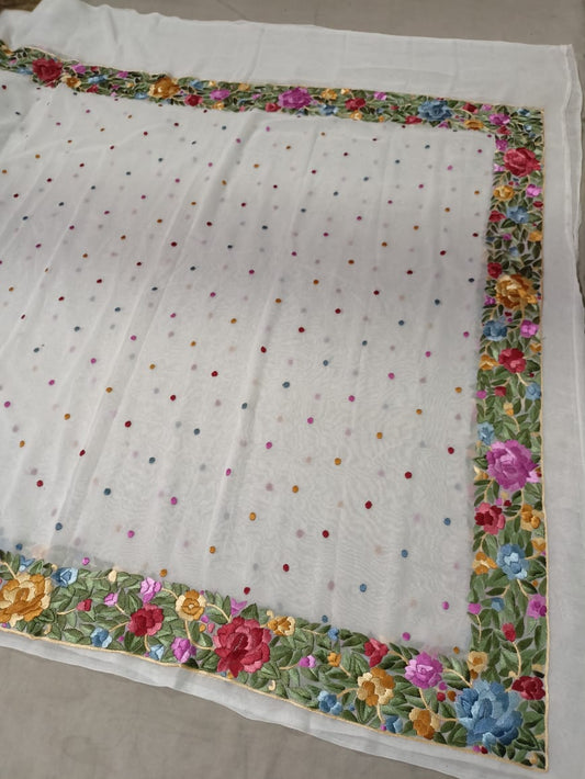 Kari | parsi work dupatta