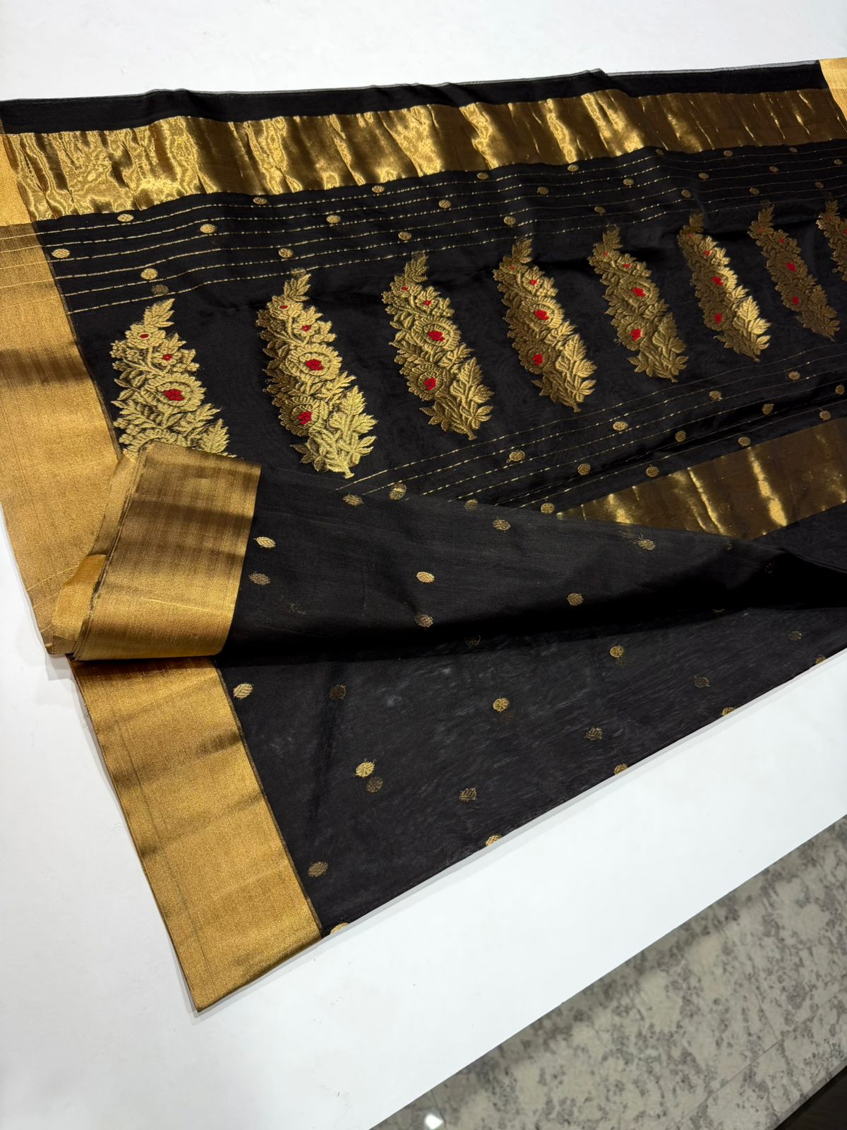 Chandani  | Katan Silk Chanderi Saree