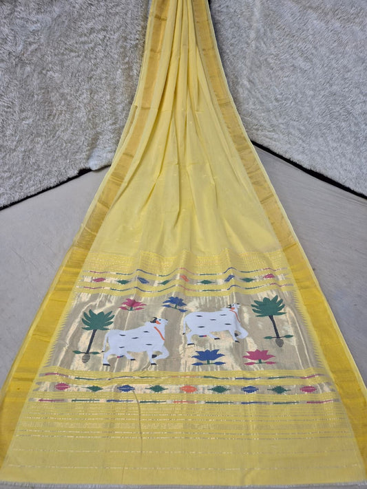 Pratish | Cotton handloom paithani