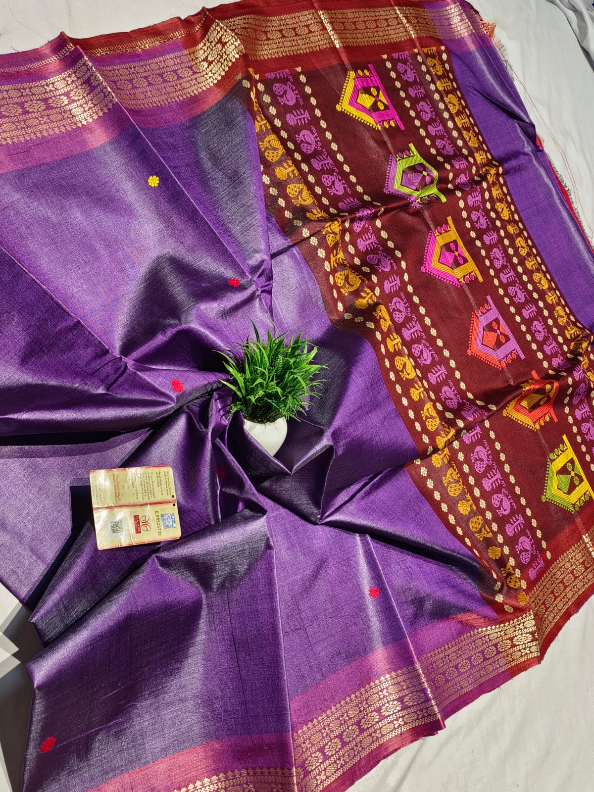 Dhisha | Tussar Dolabedi Saree