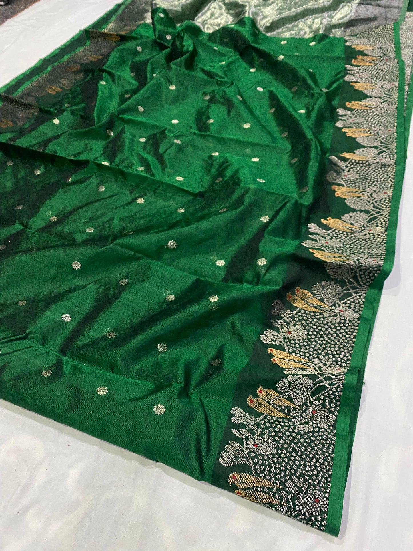 Chandreyi  | Katan Silk Chanderi Saree