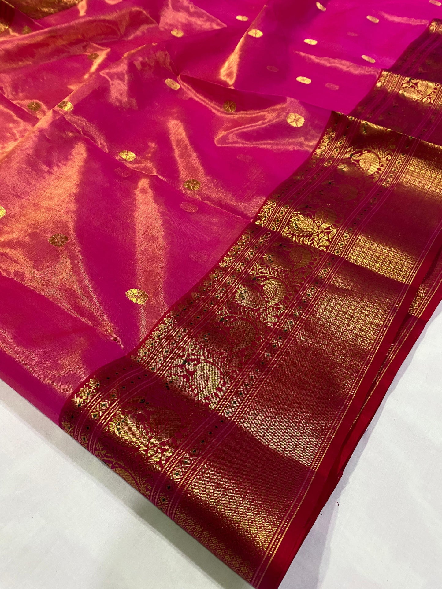 Chandana  | Katan Silk Chanderi Saree
