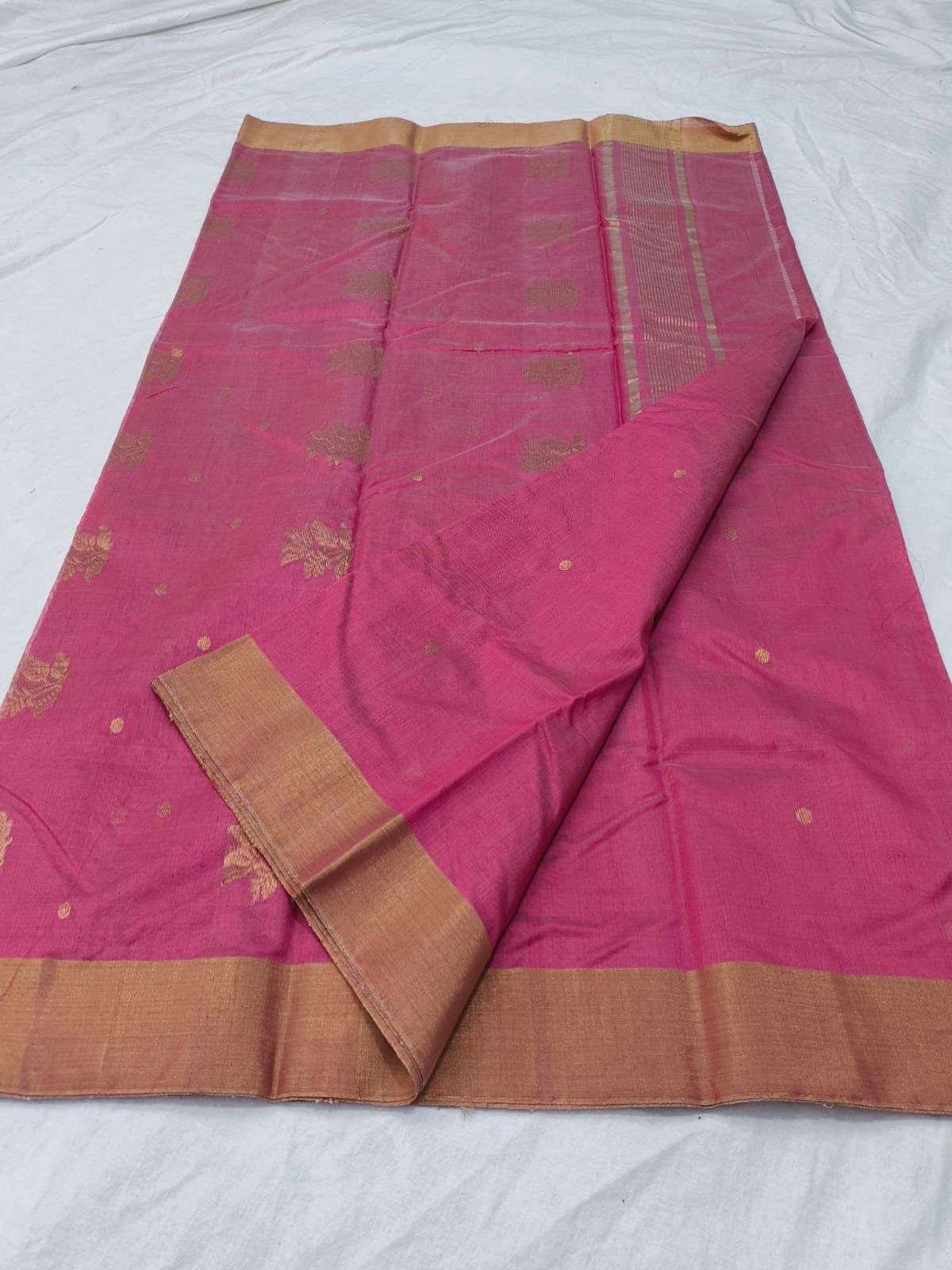 Chandh | Cotton Silk Chanderi Saree