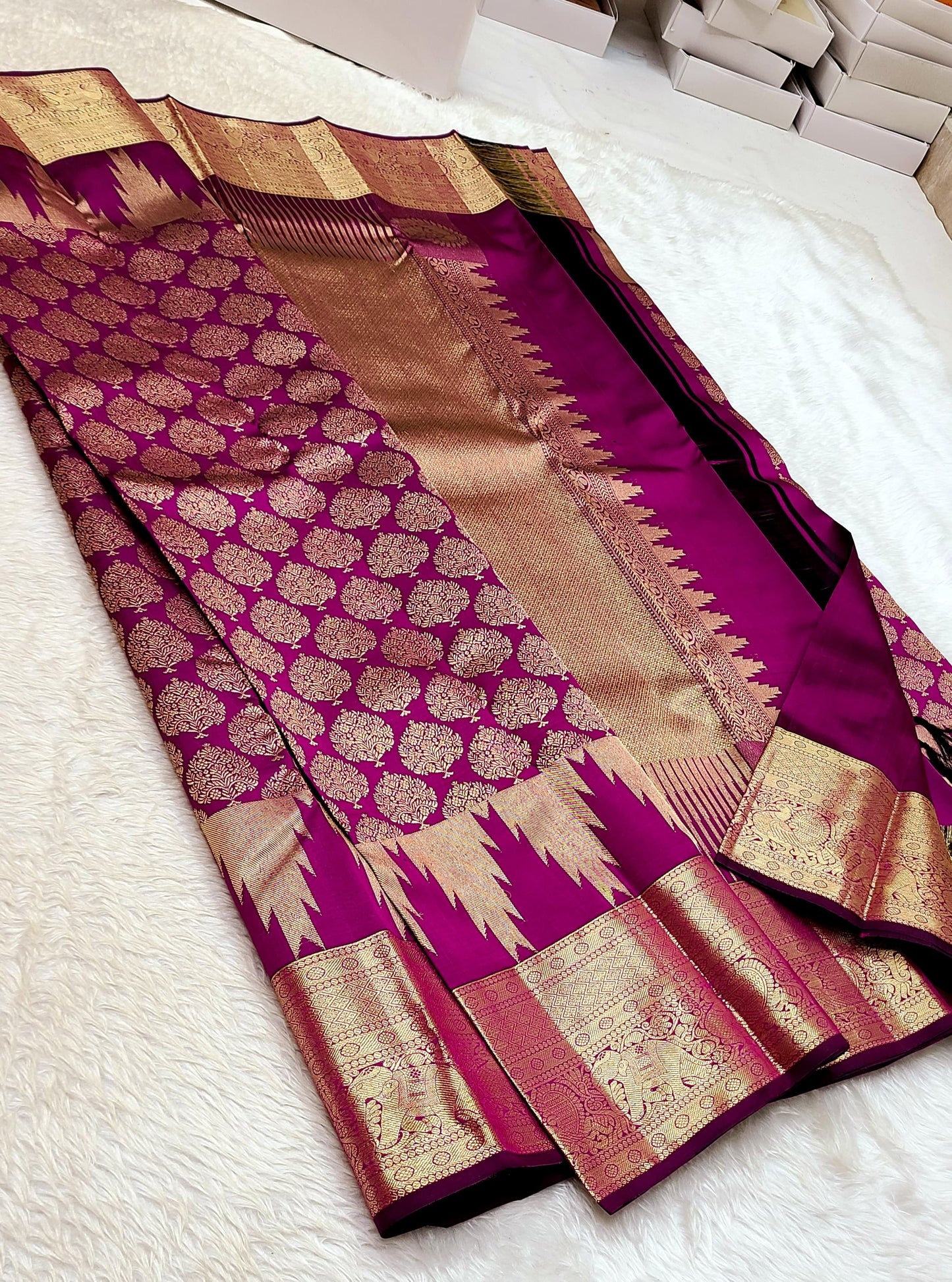 Kanakprabha | 2G zari kanjeevaram saree