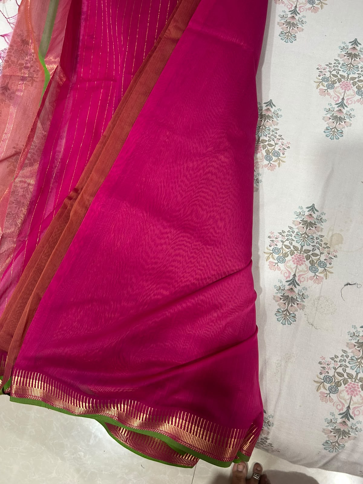 Mishka | Cotton silk Maheshwari saree