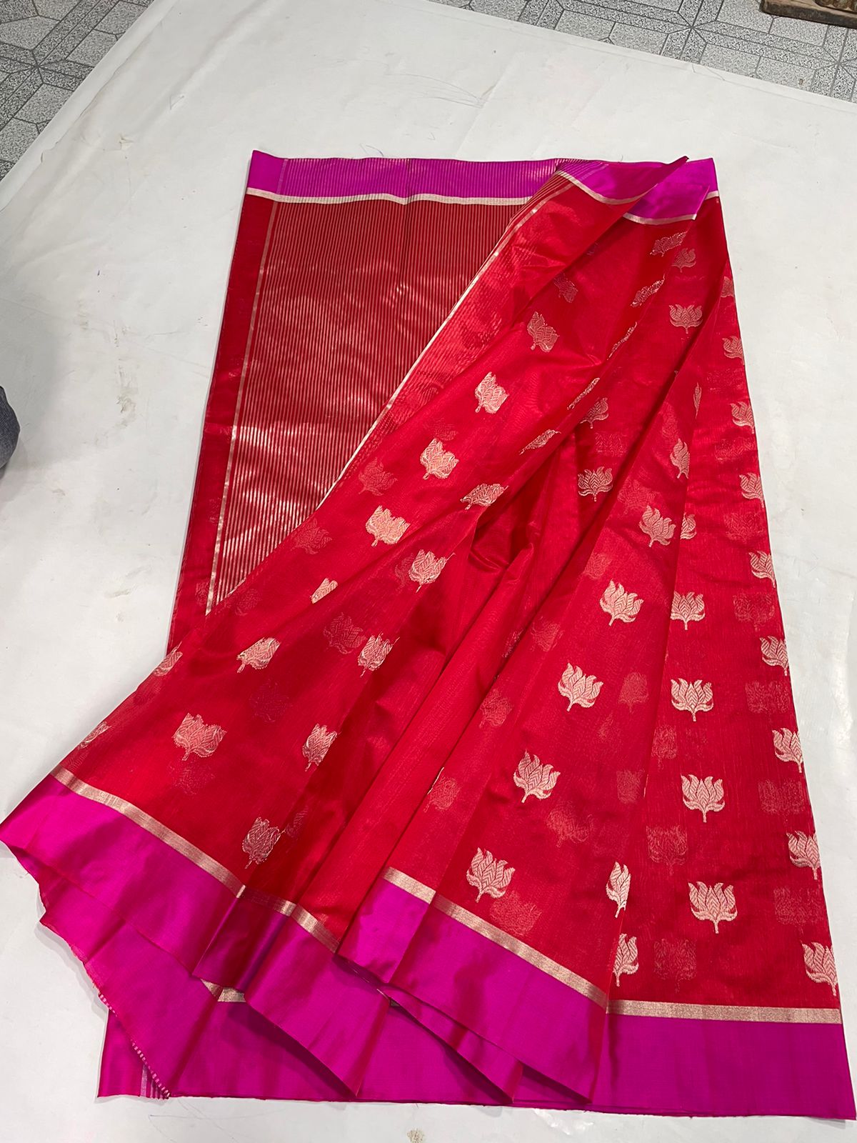 Chandraniyaa  | Katan Silk Chanderi Saree