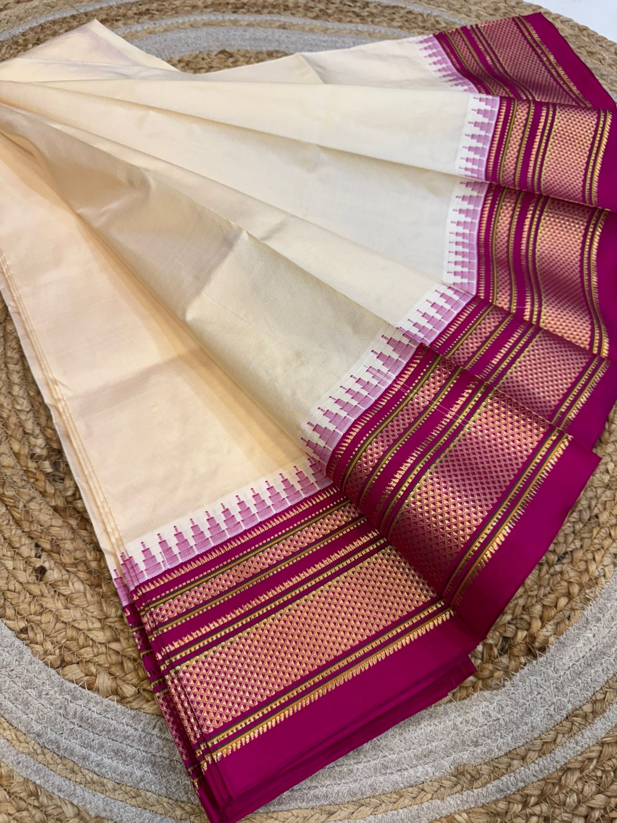 Ist | Pure Silk Ilkal Saree