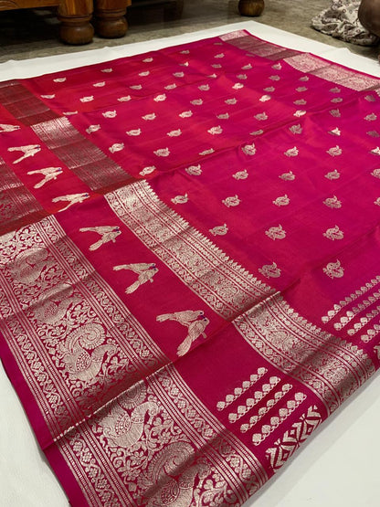 Harshada | pure silk venkatagiri saree