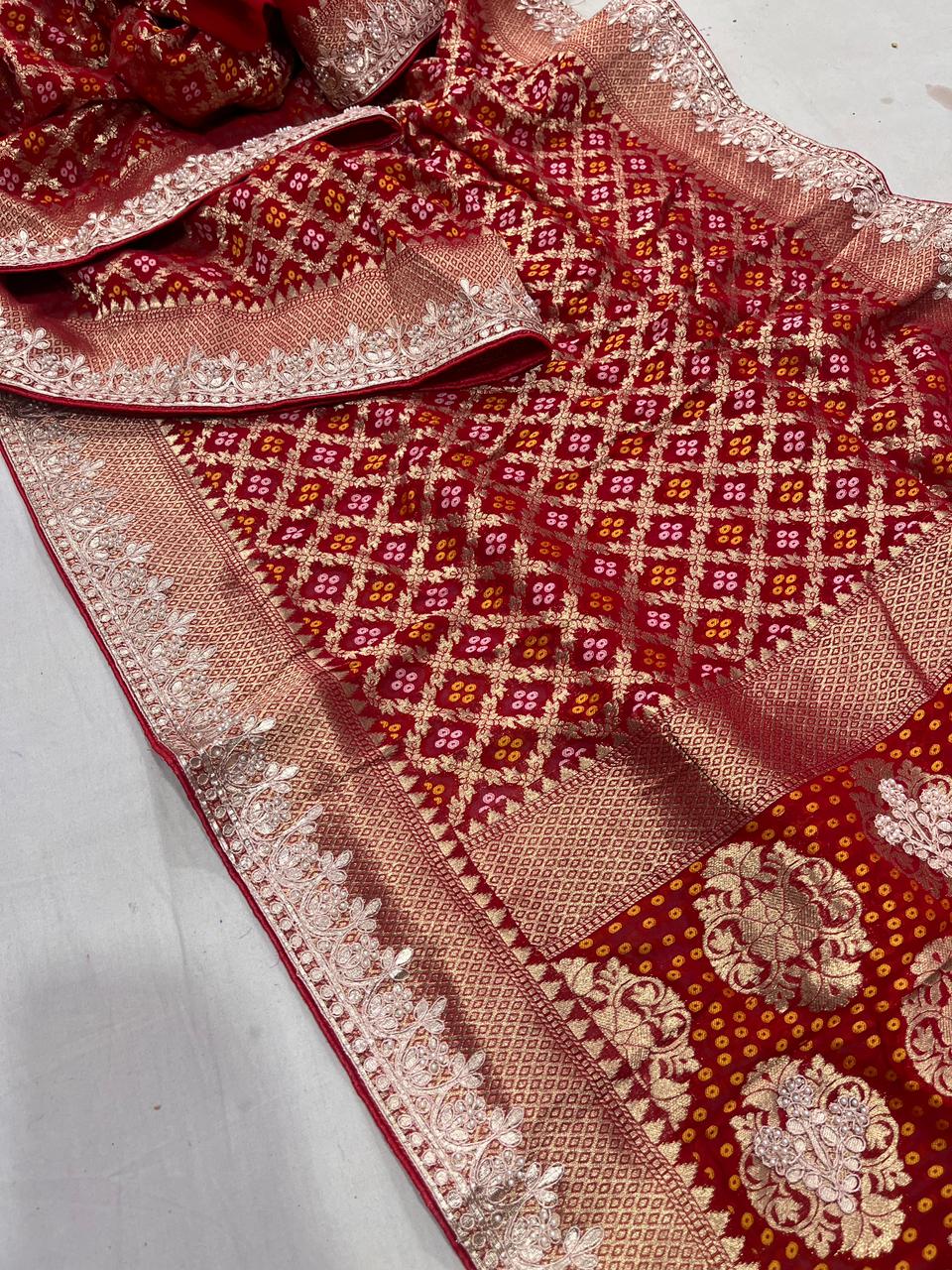 Gaurih | Gota patti on georgette