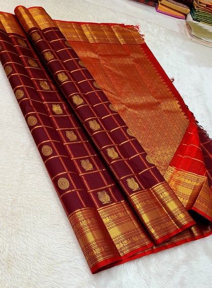 Kana | 2G zari kanjeevaram saree