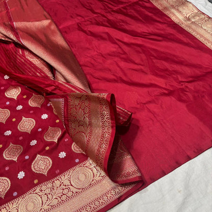 Brinda | Bridal Katan Banarasi Saree